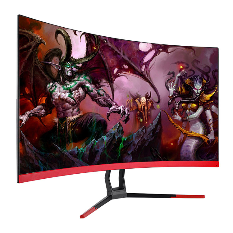 Изогнутый СВЕТОДИОДНЫЙ игровой монитор FHD 144 R, 27 дюймов, 1K/2K, 165 Гц/Гц