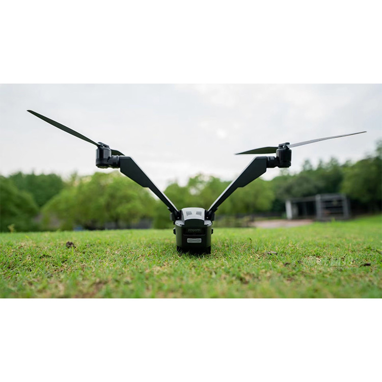 The world's first Falcon V-shape dual-rotor range of 50 minutes  control 7 km of three-axis mechanical gimbal EIS drones