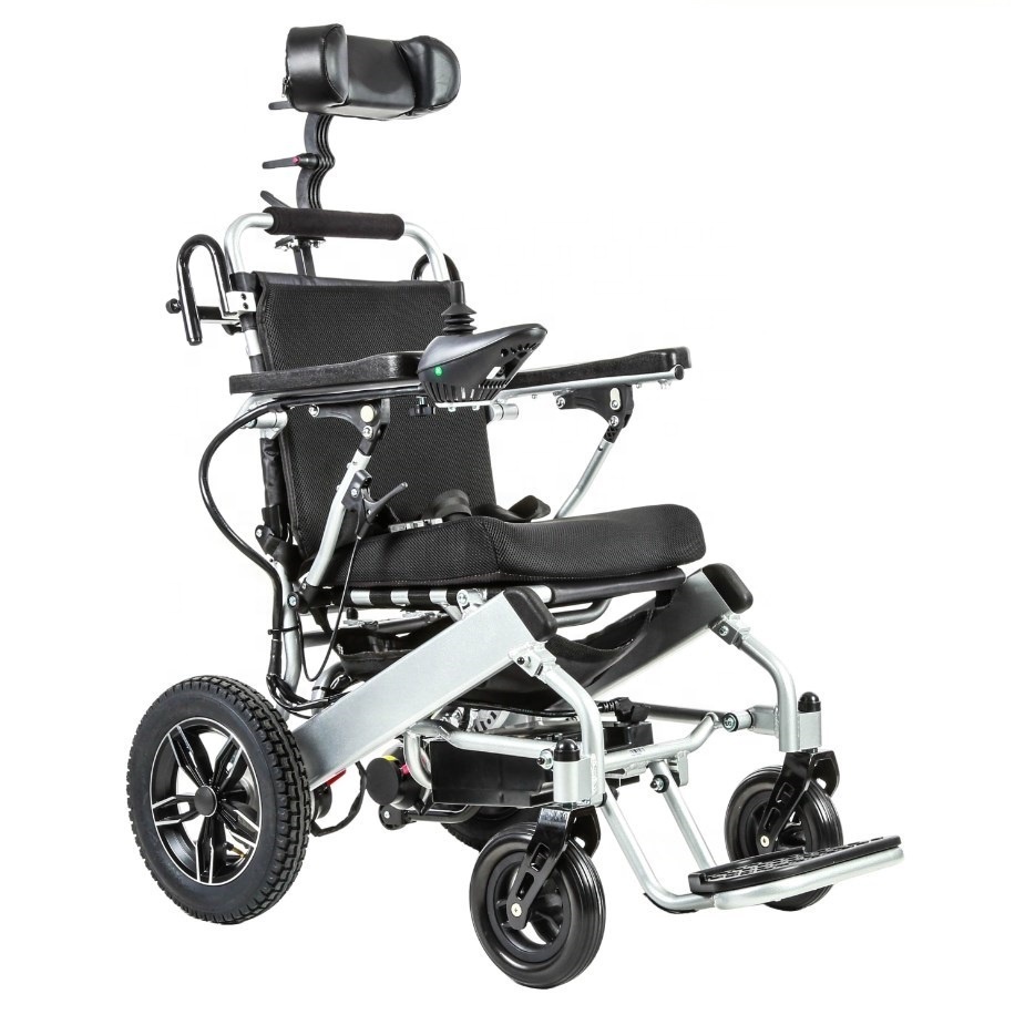 KSM-601P Widen Seat 52cm Portable Spares For Electric Wheelchairs Lightweight Sillas De Reclining Electric Wheelchair