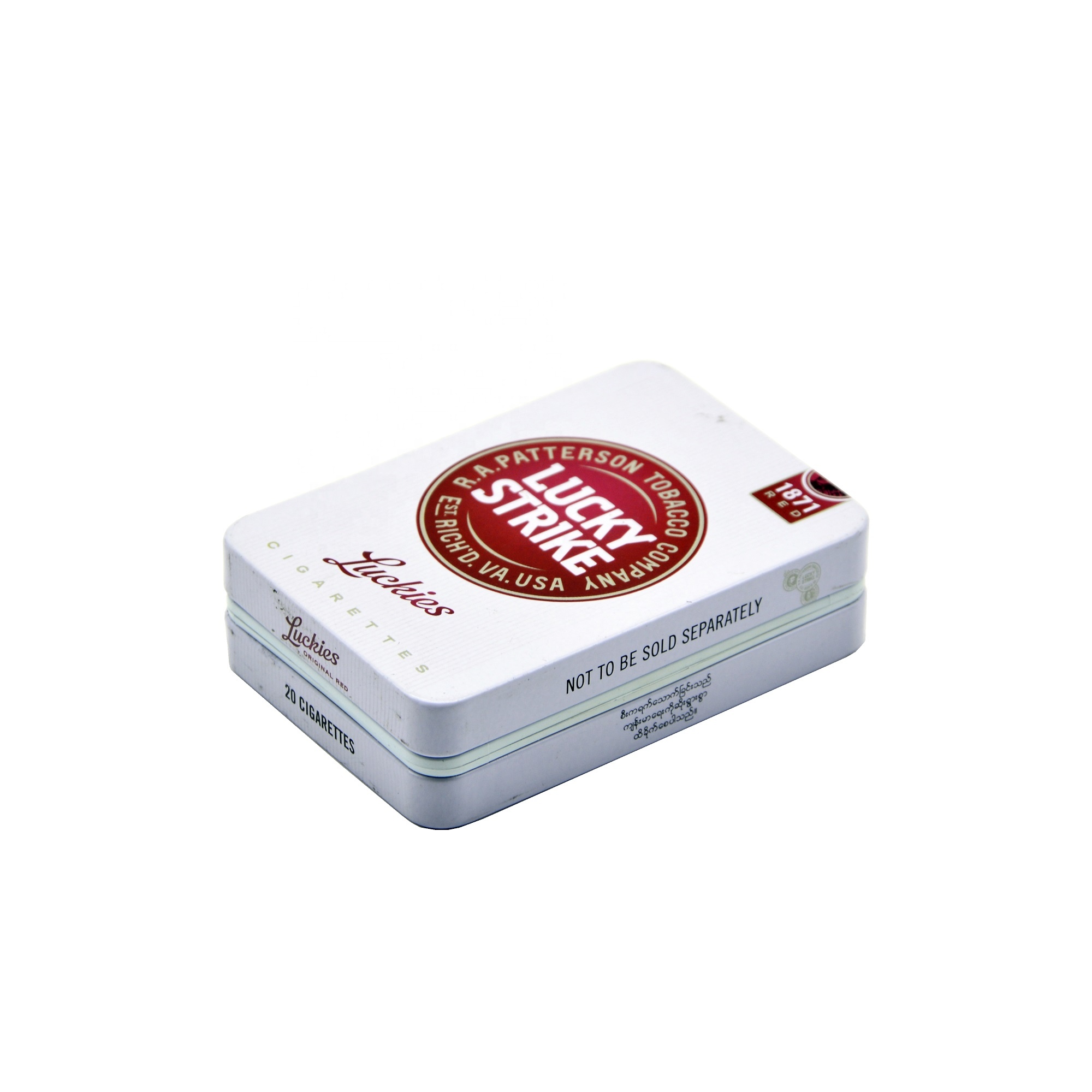 Hot Sale High Quality Cigarette Tin Box With Custom Printing