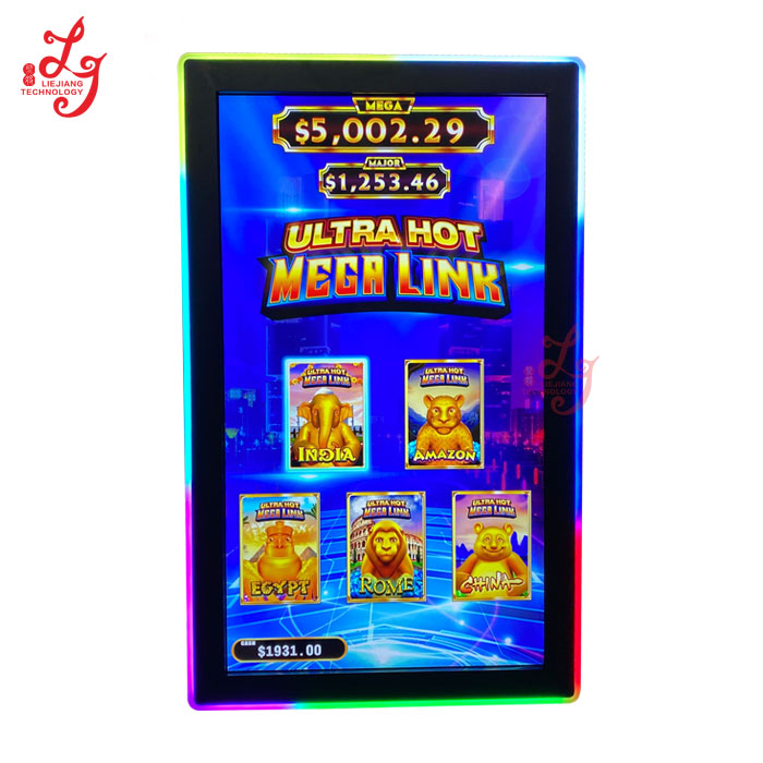 43 дюймов 3 м Bally игровые мониторы Pog Firelink монитор с сенсорным экраном мульти Инфракрасный сенсорный экран для контроля уровня сахара в крови с боковой свет для продажи