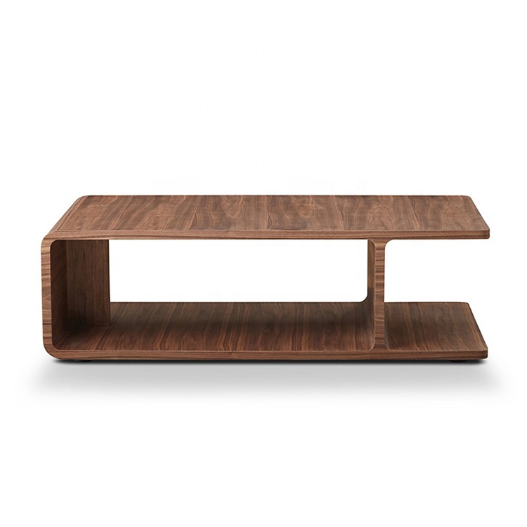 Designer furniture nordic simple style solid wood and plywood coffee table for indoor