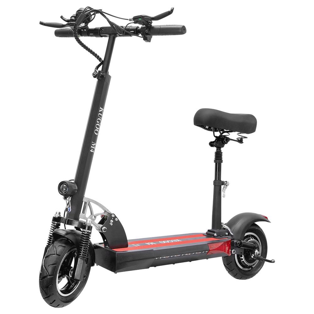 Eu дропшиппинг 48v 500w 10 Inch Fat Tire взрослый складной мотоцикл электрический скутер kugoo m4 kirin