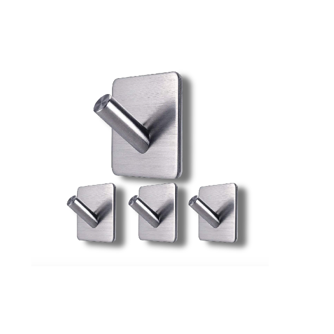 Manufacturer Hooks Hanging Hook Silver Command Shower Inside Clock Waterproof Stainless Steel Peel And Stick