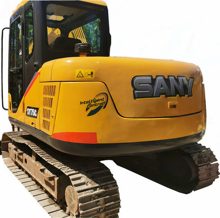 Original sany 7.5Ton used excavator mini crawler excavator SY75C used crawler hydraulic digger second hand excavator in stock