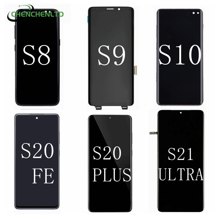 Сменный сенсорный ЖК-экран Super Amoled для Samsung S7 S9 S8 S10 S10 Plus S20 S20 Plus S20 Ultra S21 S21 Plus