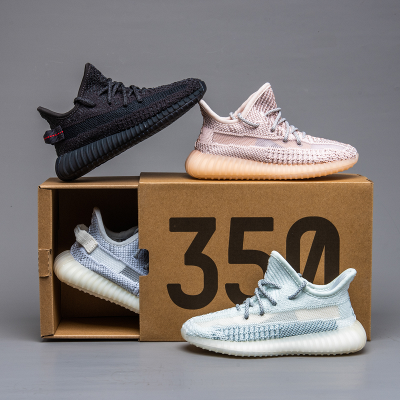 Hot Selling High Quality Fashion Children Casual Sports Sneakers Kids Shoes Yeezy 350 v2