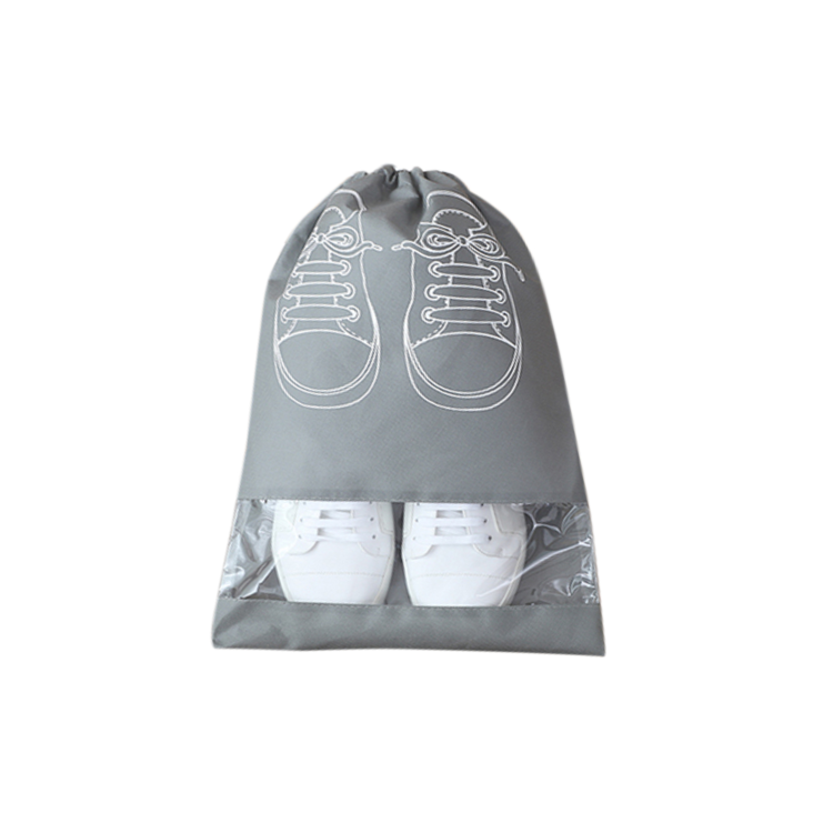 Hotsale Shoe Storage Bag Travel Artifact Non-Woven And PVC Shoe Bag Dust Bag Household For Shoes