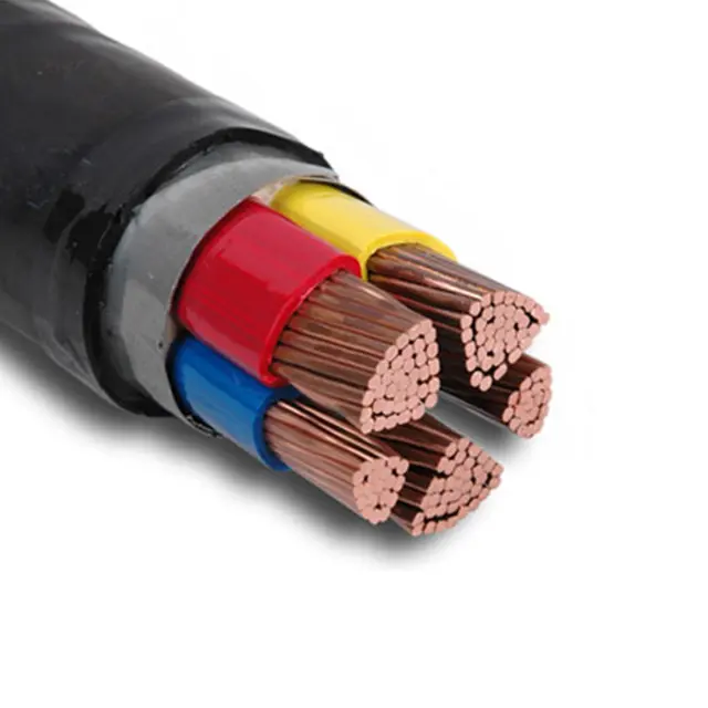 Low voltage cable customized 1/2/3/4/5 aluminum copper core SWA STA Xlpe armored power cable wire