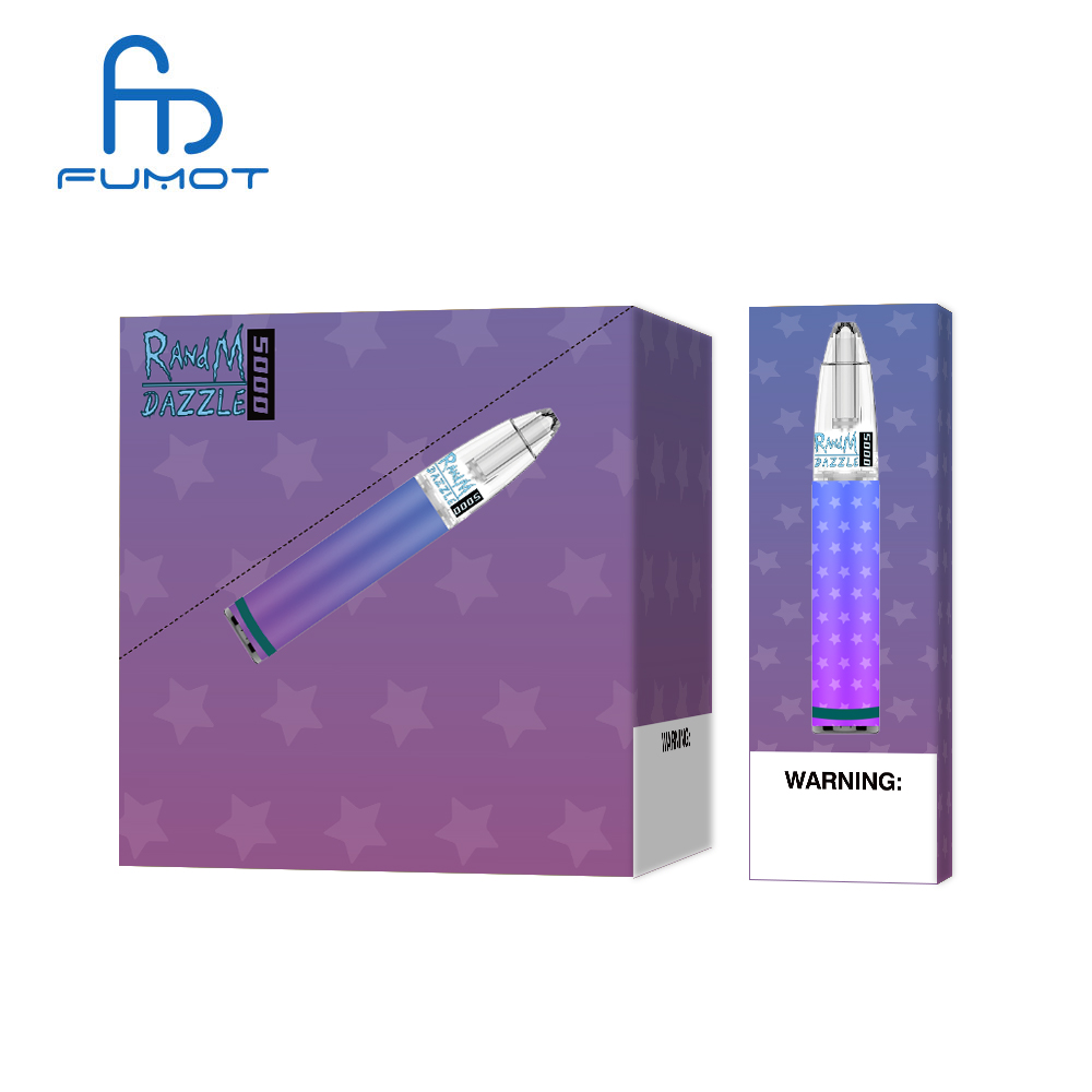 2021 new technology mesh coil RandM dazzle 5000 high quality original vape pen