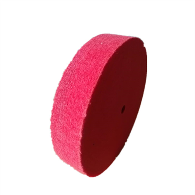 nylon fiber wheel D16mm or 5/8" bore Non-Woven Wheel with nocover #180 white corundum ABRASIVE MATERIAL nylon disc
