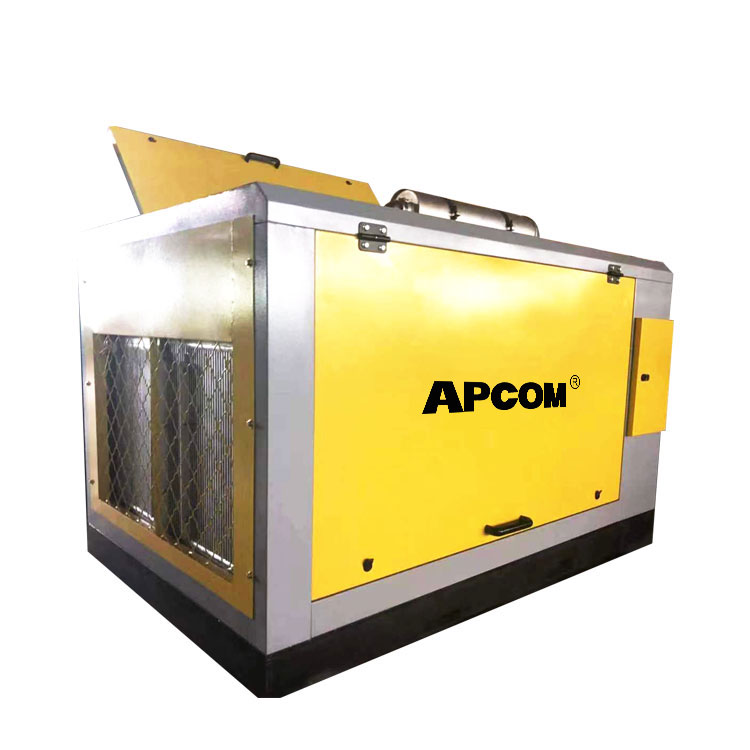 Новинка 2020 APCOM 145 psi 185CFM 185 CFM 8bar дизельный винтовой воздушный компрессор для шахты и сверления для домкрата 116psi