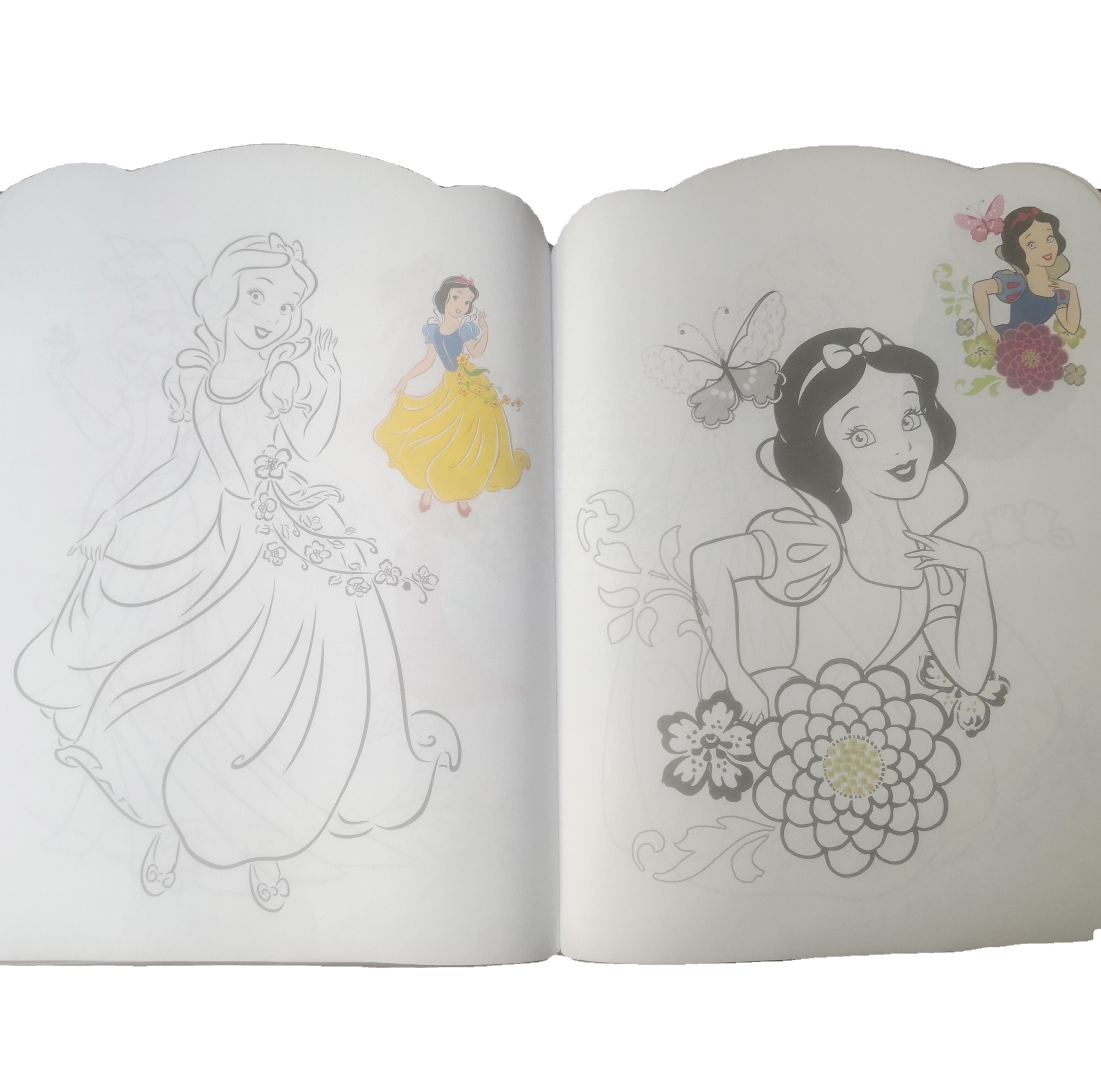Made in China popular Reusable Useful accept customized colorful softcover kids drawing color book set