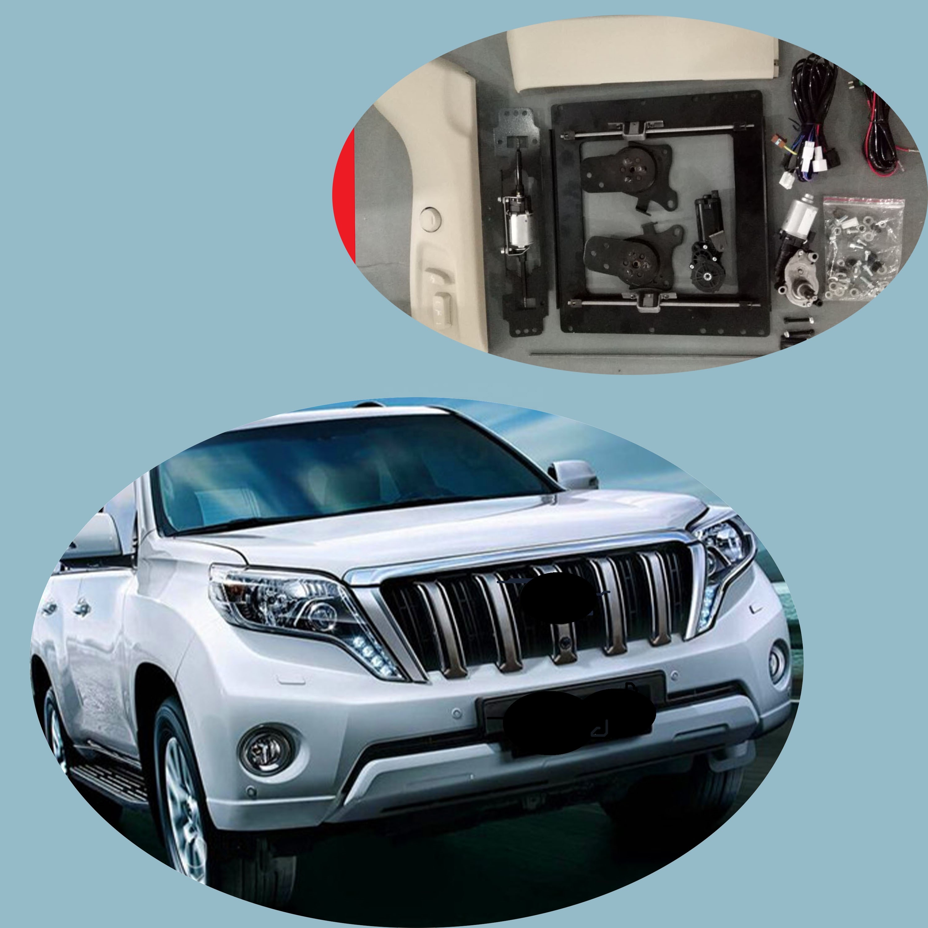 Электрическое регулируемое автомобильное сиденье для Toyota Land Cruiser Prado