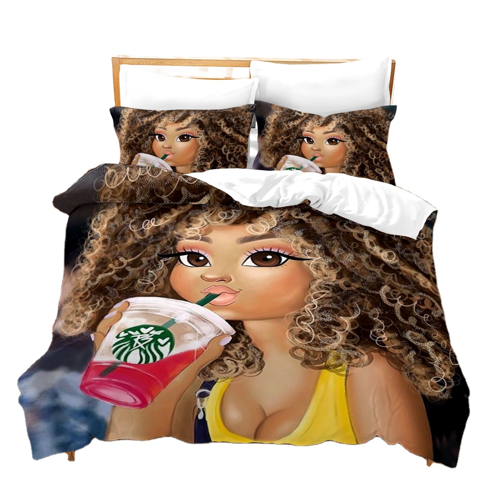 Пользовательская мода 3D King Queen Twin Size Sabanas para Cama покрывало простыни комплект постельного белья