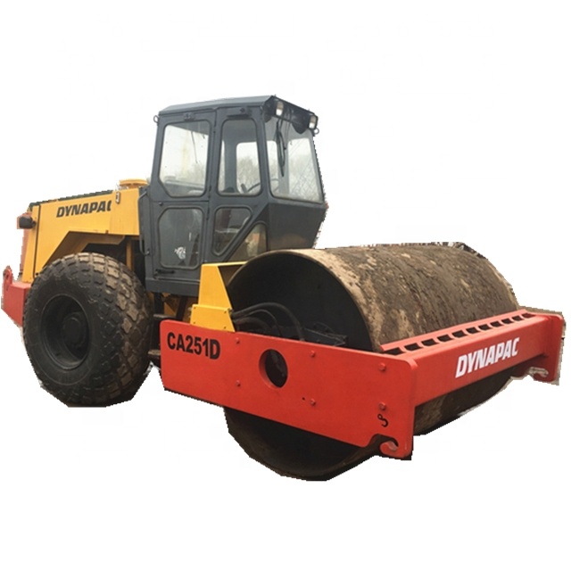 Подержанный однобарабанный ролик Dynapac CA301D Ca251d Ca301d Ca251D Ca 251D в хорошем рабочем состоянии