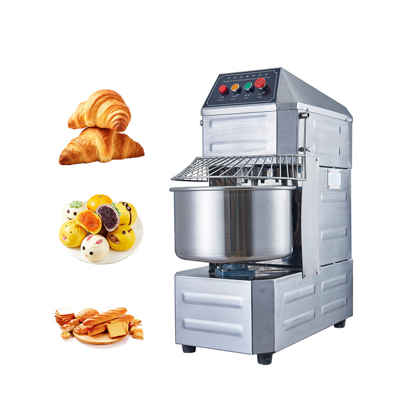 25kg industrial 201 stainless steel vertical small bakery dough mixer machine for sale