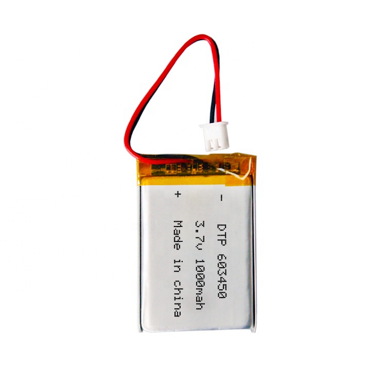 TUV/KC/CB/CE/MSDS Сертифицированный DTP 603450 li-ion 3,7 v 3.7Wh 1000mAh литий-ионный полимерный перезаряжаемый аккумулятор