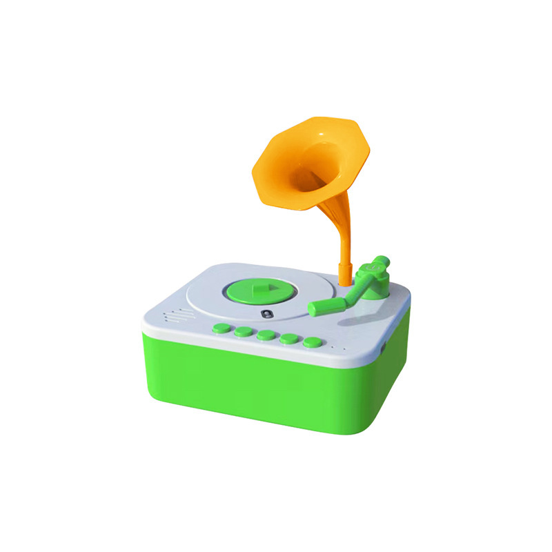 OEM Mini Educational Toy for Kids Early Learning Machine with Story Cards and Songs Plastic Musical Toy Powered by Battery