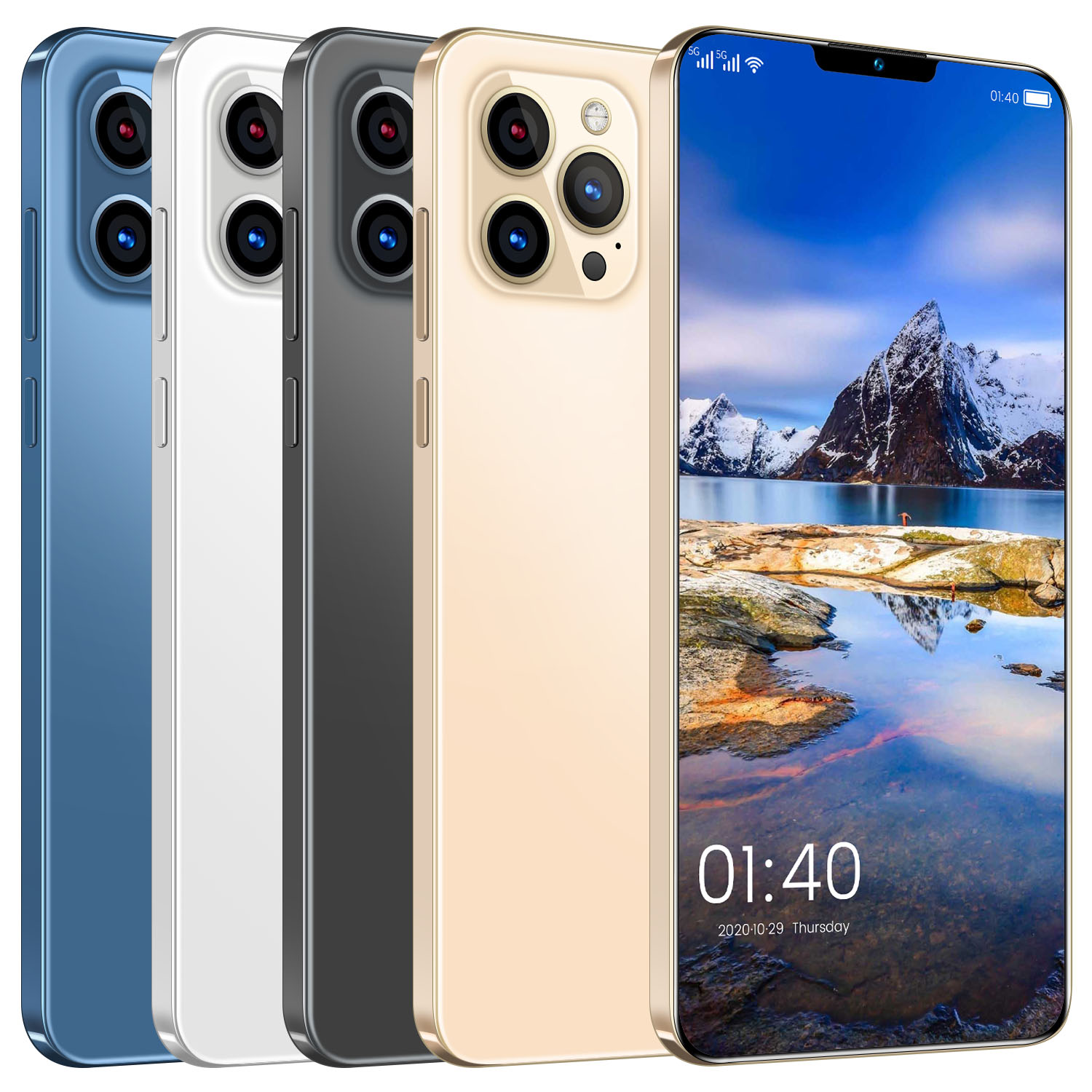 Смартфон Phone12 pro max, 6,7 дюйма, 12 + 512 ГБ, Android 10, 5200 мА ч, 1440x3040