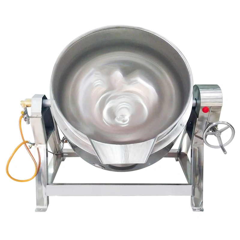 INCHOI big capacity jacket kettle gas cooking mixer/steam jacket kettle cooking pot