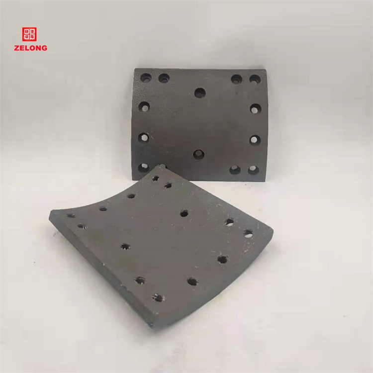 Brake pads 14 holes for Howo o9 type wheel