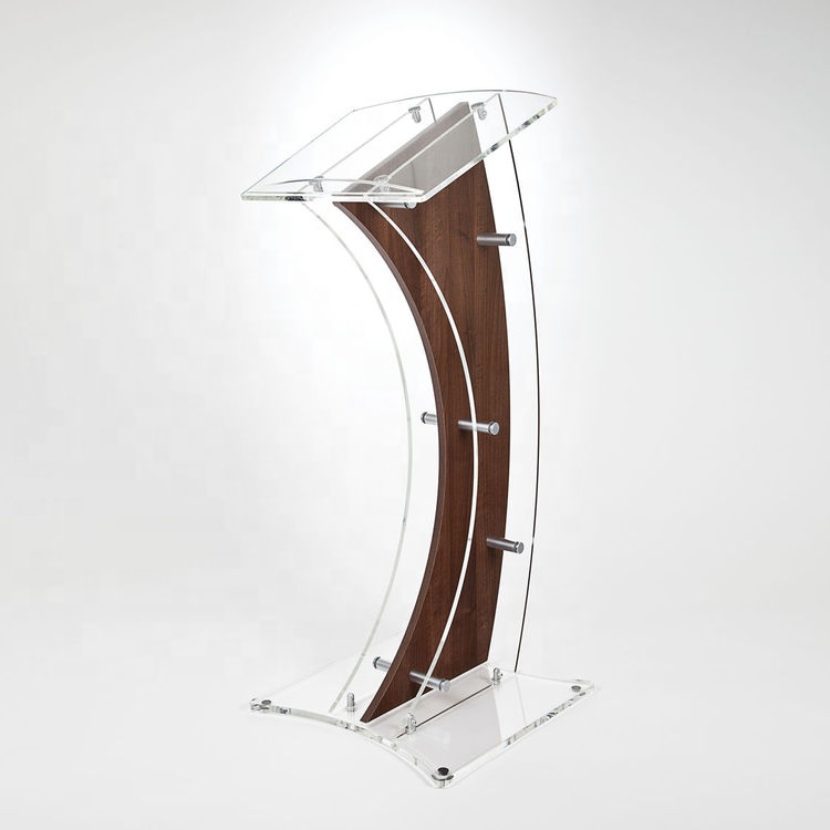 New Style Clear Acrylic Church Pulpit Lectern