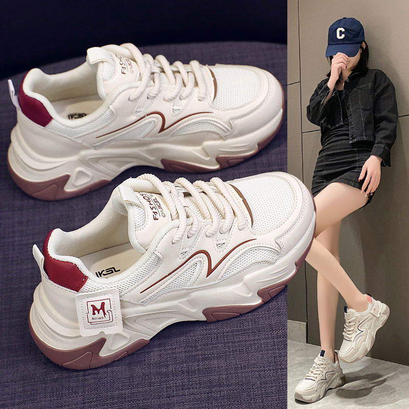 Wedge Platform Sneakers 2024 New zapatos zapatillas para mujer Casual Sports Shoes Women Breathable Women's Vulcanized Shoes