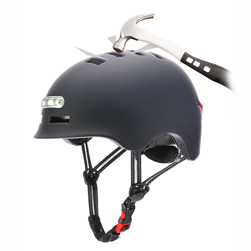 Mankeel Cycle Lazer Aero Skate Adult Skateboard Custom Road Bike Bicycle Helmet Cap With Rear Light