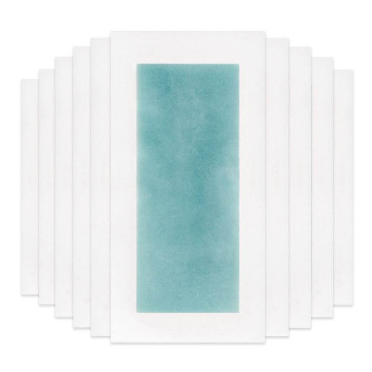 free sample easy ready to use high quality depilatory waxing strips 100gsm