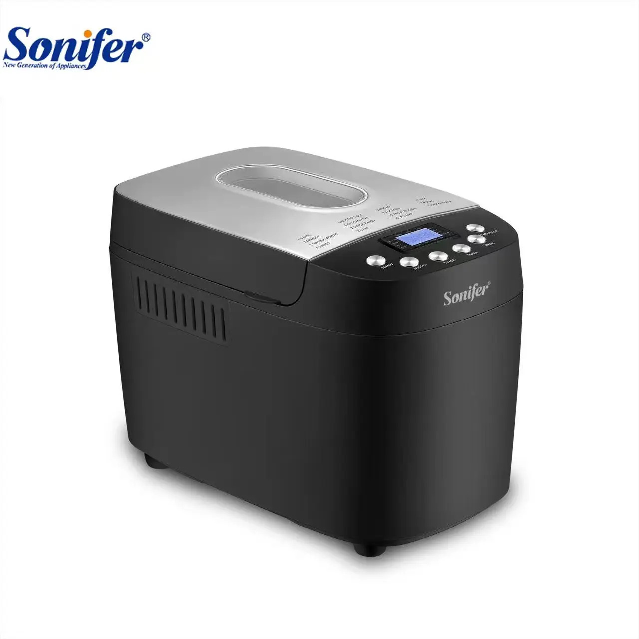 Sonifer SF-4025 new kitchen 15 programs digital electric automatic french bread maker machine for home