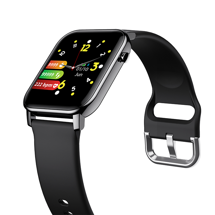 Bt5.0 Sport Watch Bands Waterproof Ip68 Temperature Medical Smart Watch With Heart Rate Monitoring