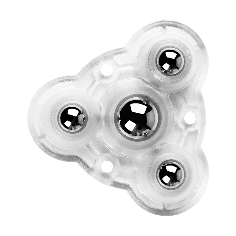 Hot Selling 360-Degree Swivel Self-Adhesive Furniture Casters Stainless Steel Rollers Low Profile Kitchen Bathroom School Use