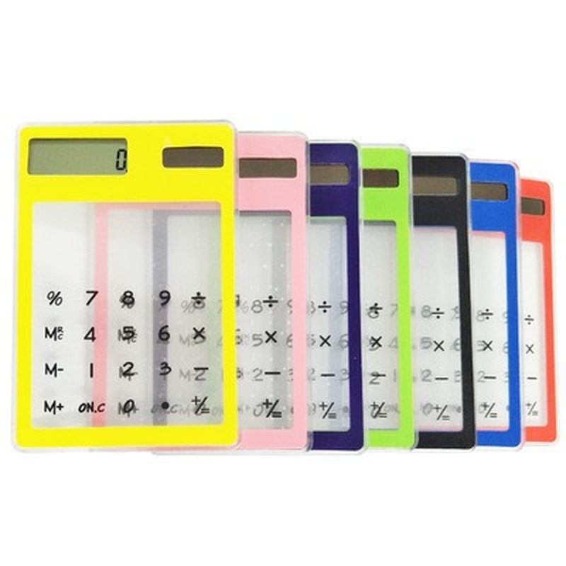 8-Digit Solar Calculator Large Screen Display Calculator Student Office Financial Desk Learning Computer