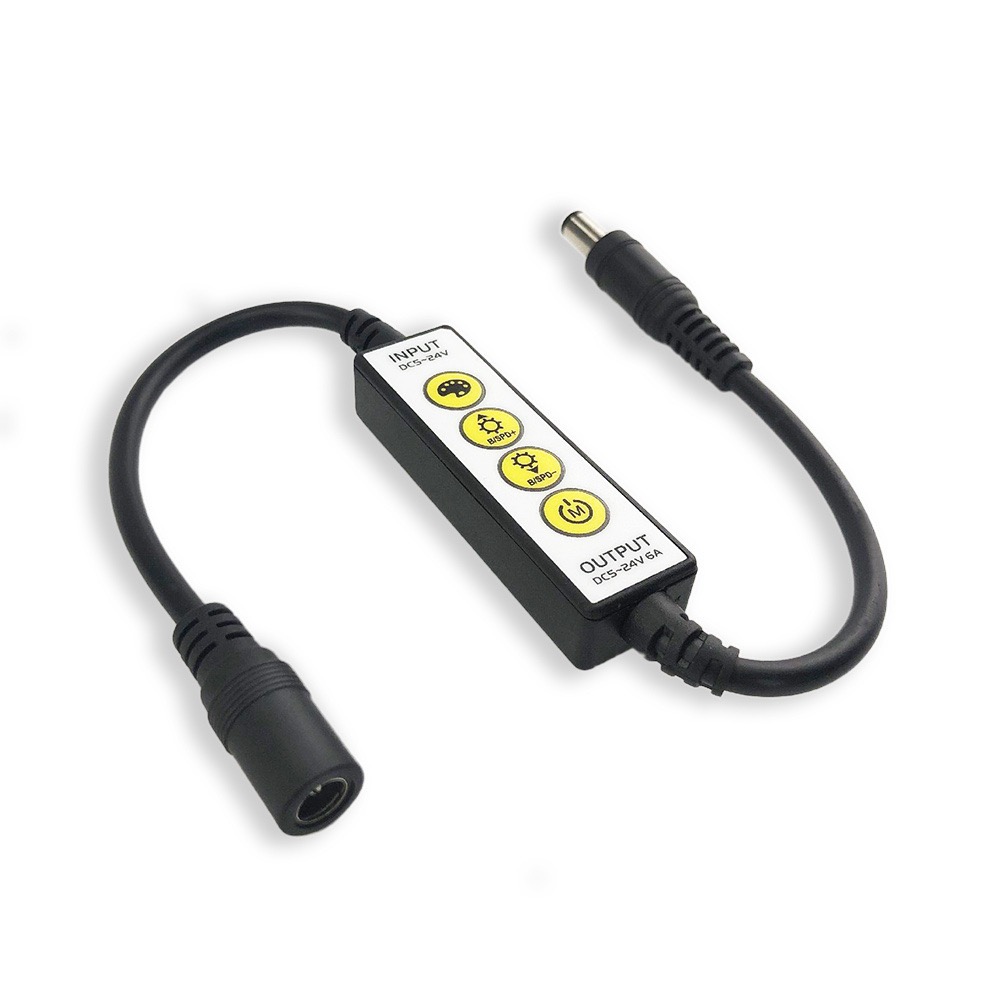 DC5-24V постоянное напряжение ИК RF мини Диммер CCT RGB/RGBW RGBCW светодиодный контроллер