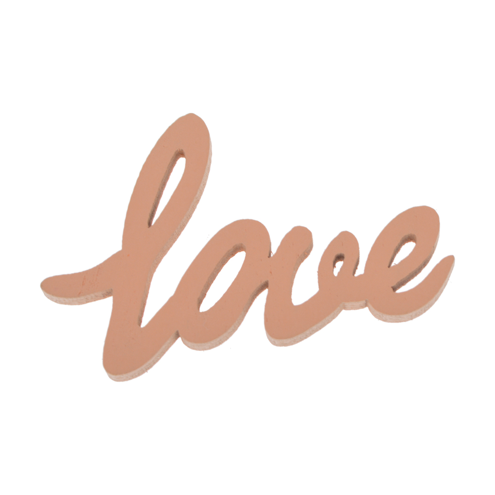 Colourful laser out Wooden Love Letters Decor mini Craft Scrapbook Confetti Wedding Party Table Decorations Valentine's Day