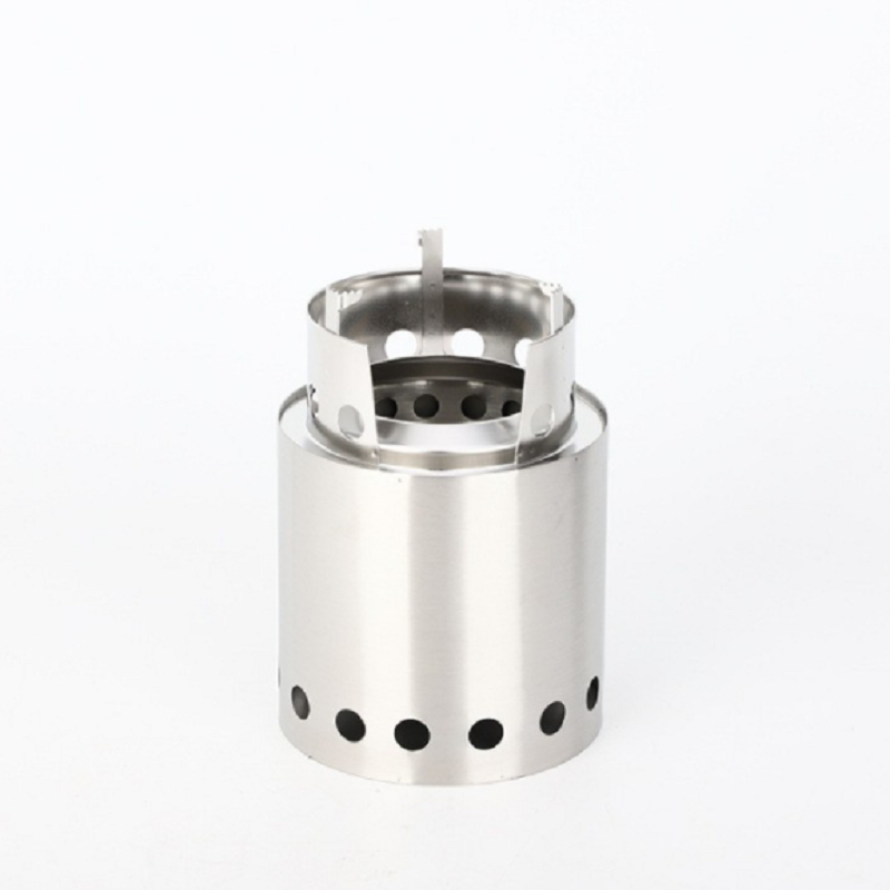 Stainless steel wood stove multifunctional folding heating stove camping stove