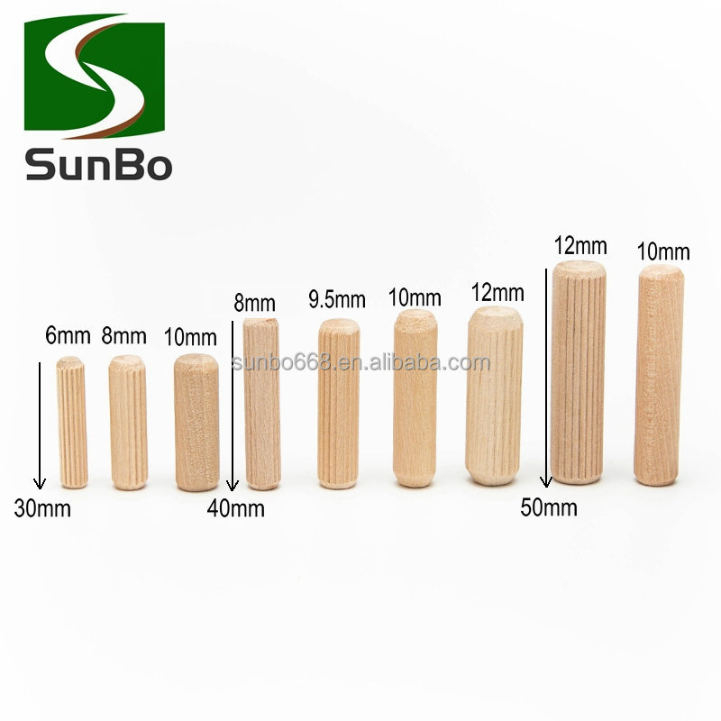 Wholesale Good Quality Wooden Dowels And Pins Furniture Connecting Fasteners Wooden