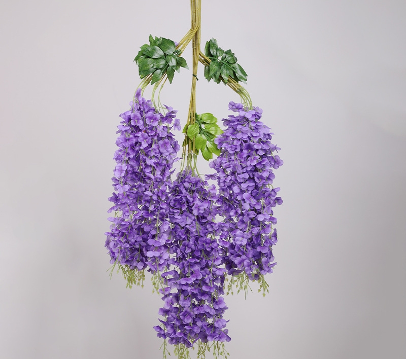 Wisteria Artificial Flower Wall for Wedding Decoration Panel Wedding Backdrop Decoration Wedding Ceiling Hanging Decoration