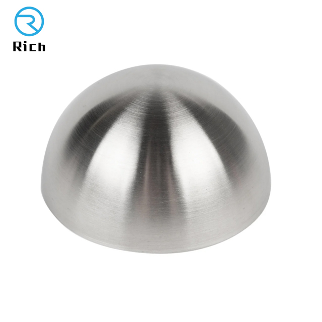 Stainless Steel Brass Hollow Hemisphere Hollow aluminum steel half ball spinning half sphere