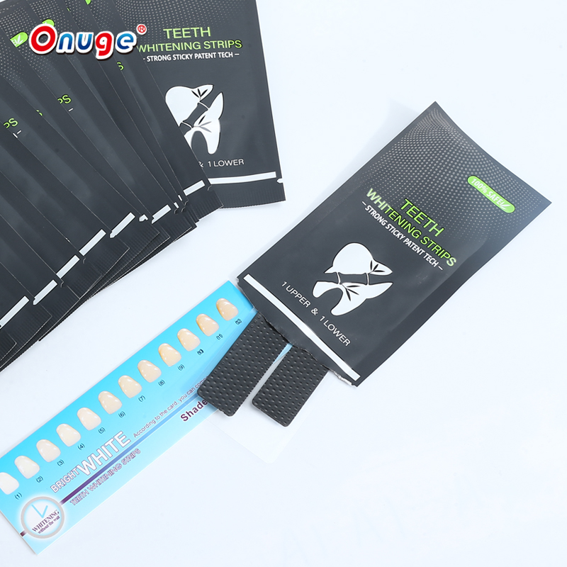 CE Approved Wholesale Advanced Onuge Charcoal Teeth Whitening Strips