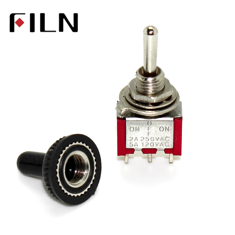 FILN MTS-102/103 ON OFF ON red переключатель панель с 3 положениями SPDT импульсное освещение двигатель водонепроницаемый