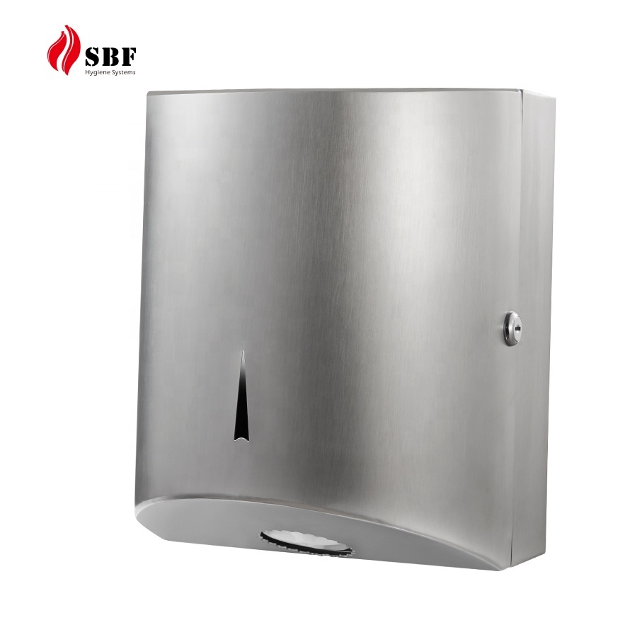 Best Selling disinfecting wipes dispenser dispenser kitchen Brushed finishing OEM box jumbo roll hand towel paper