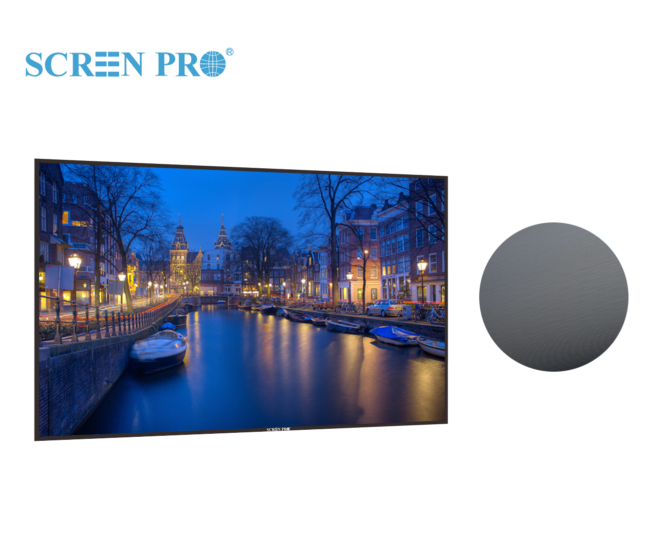 ScreenPro 120 "4K ust лазерный проектор неподвижной рамы T призма ALR экран окружающего света отклонения проекционные экраны