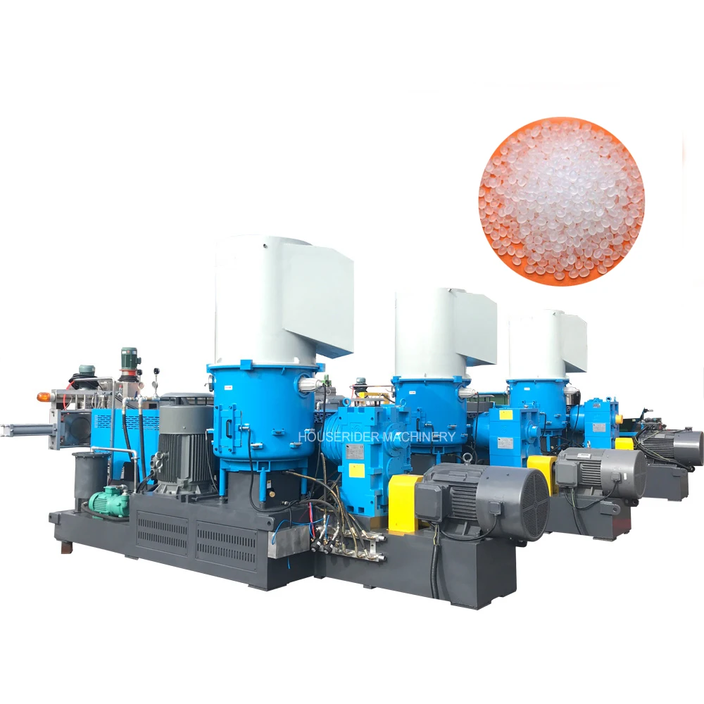 High Standard Pe Pp Plastic Film Bag Pellet Granule Making Machine Granulator Mahcine Pelletizer Plastic Pelletizing Machine