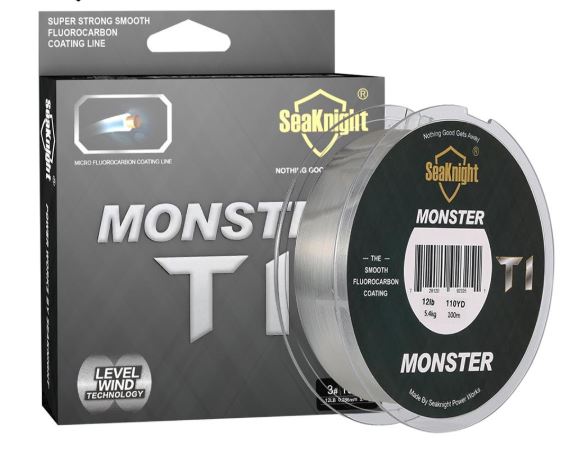 SeaKnight 2019 Новое поступление MONSTER T1 100 м фторуглеродная рыболовная леска 100% однонитевая погружная леска с фторуглеродным покрытием