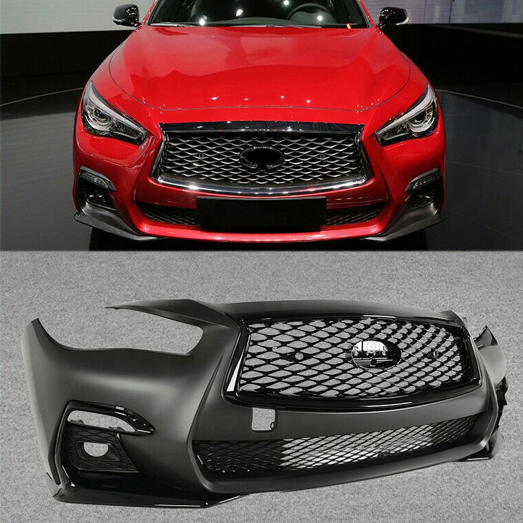 Новый Бампер 62022-4HD0H, передний бампер для Infiniti Q50 2014-2018