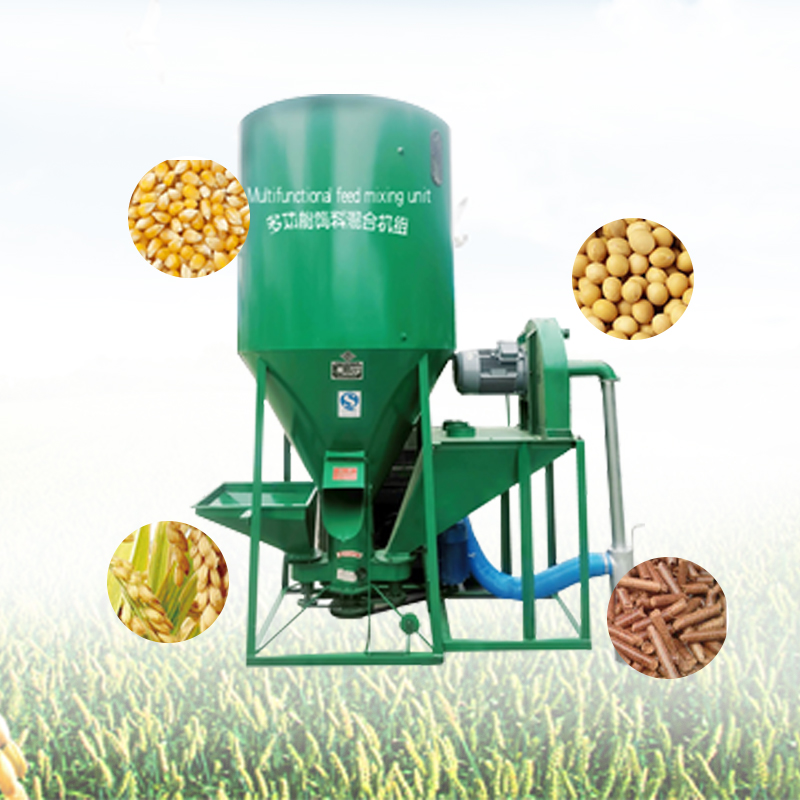 Special offer best choice for small farmer 1 ton animal feed grinder and feed mixer machine