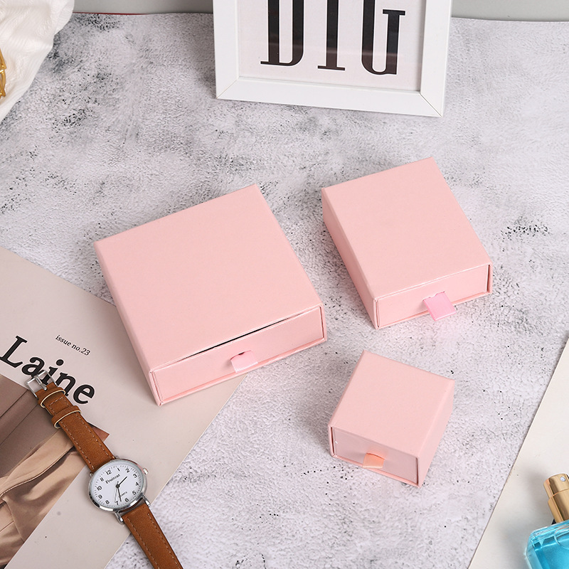 Jewellery Storage Custom Earring Box Necklace Luxury Ring Box Custom Leather Packing Jewelry Boxes And Bags