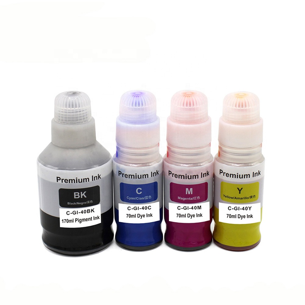 Tatrix GI-40 GI40 Compatible Water Based Bulk Bottle Refill Ink for Canon PIXMA G5040 G6040